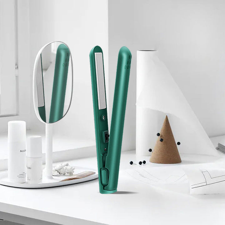 BowLift | HairFlex – Mini 2-in-1 curl and straightening iron with ceramic coating