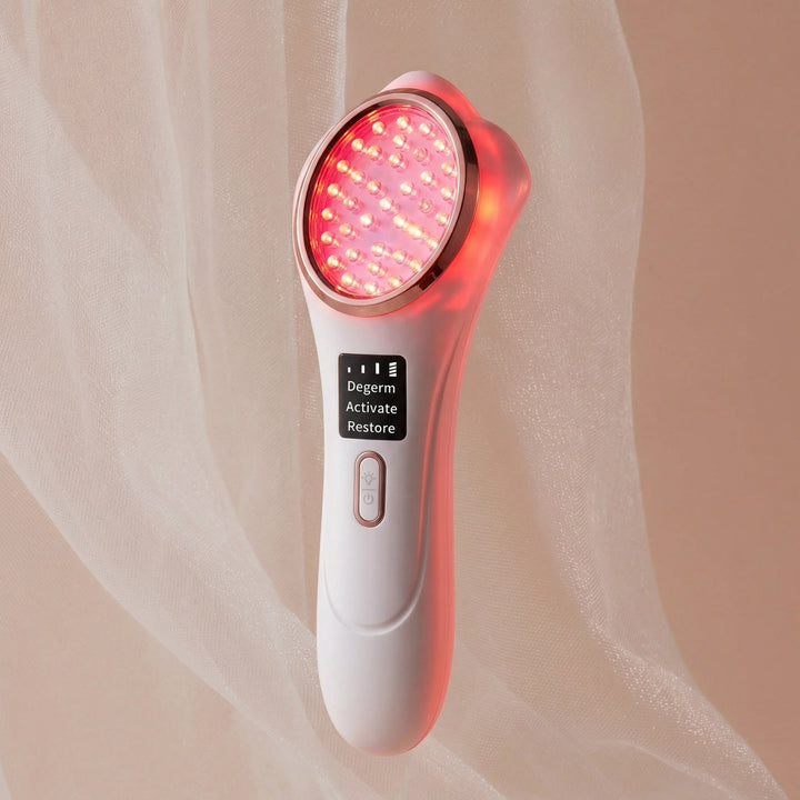 3-in-1 LED Red &amp; Blue Light Wand - Red, Blue &amp; Infrared Therapy