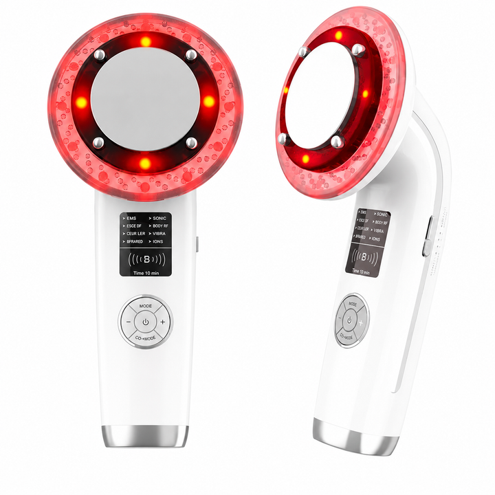 8-in-1 Face &amp; Body Sculpting Device - EMS, RF, Ultrasonic &amp; IPL Toning