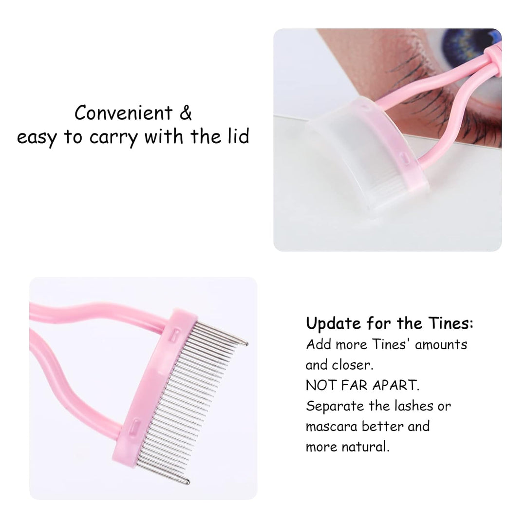 BowLift | BelleCurve Eyelash Comb &amp; Mascara Brush | Perfect Definition | Clump-Free | With Protective Cap