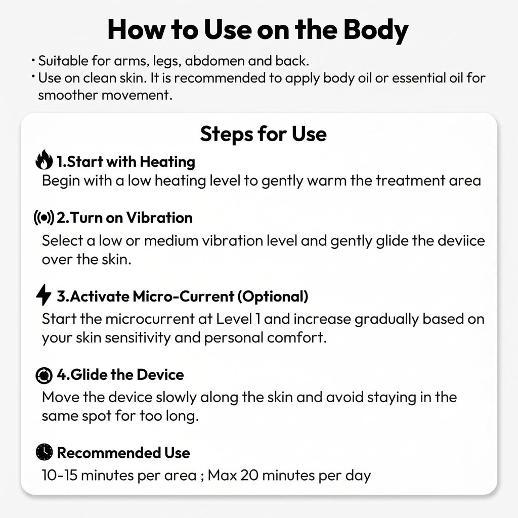Electric Meridian Sculpting Massager - Heat, Vibration &amp; Skin-Glide Therapy