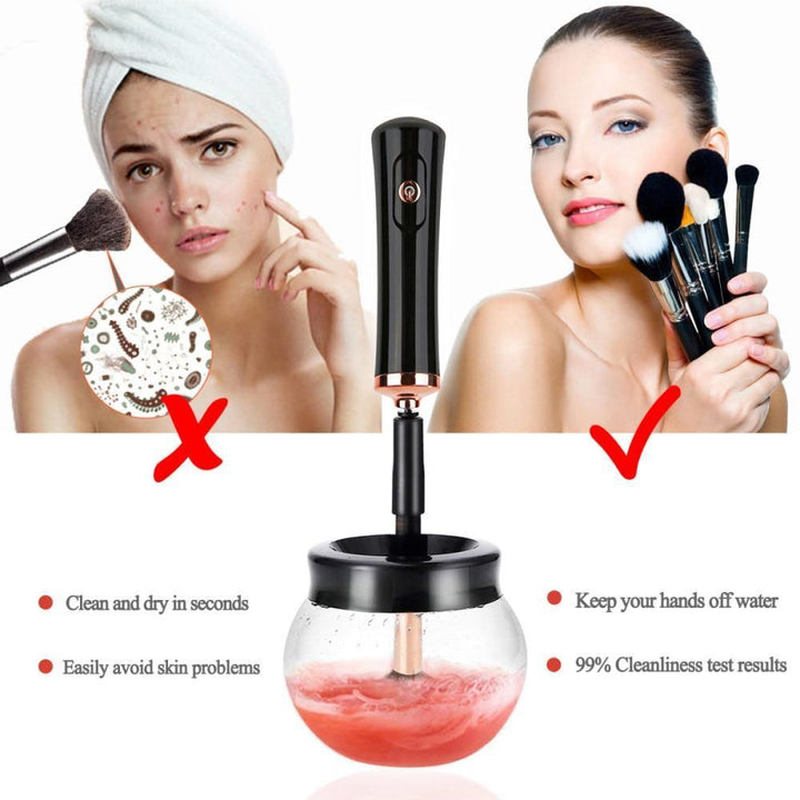 BowLift | Electric Makeup Brush Cleaner Convenient Cleanser Cleaning Tool