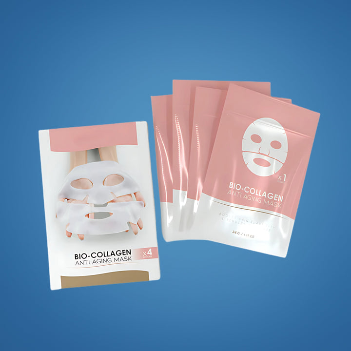GlowRevive | Collagen Sheet Mask – Hydrating Overnight Treatment – Hydrogel – Anti-Ageing Skincare Bowlift