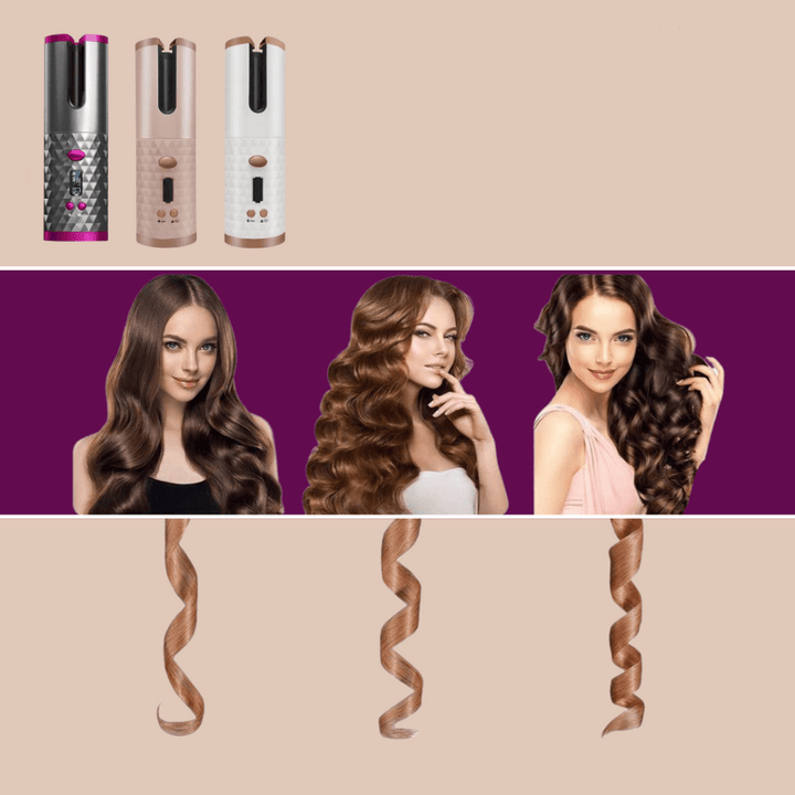 BowLift | Cordless curling iron for shiny &amp; healthy curls