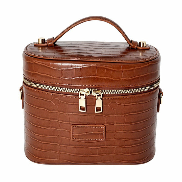 Cosmetic bag in elegant crocodile look by Bowlift