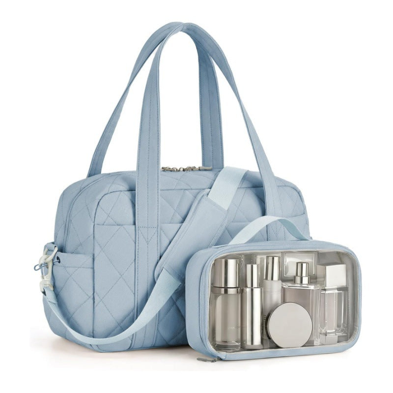 Cosmetic Travel Bag with Transparent Organizer Bowlift