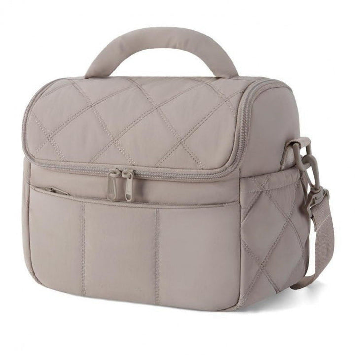 Stylish cosmetic bag with removable shoulder strap Bowlift