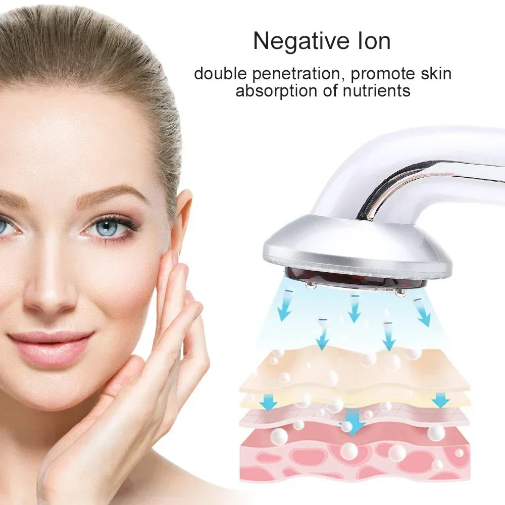 8-in-1 Face &amp; Body Sculpting Device - EMS, RF, Ultrasonic &amp; IPL Toning