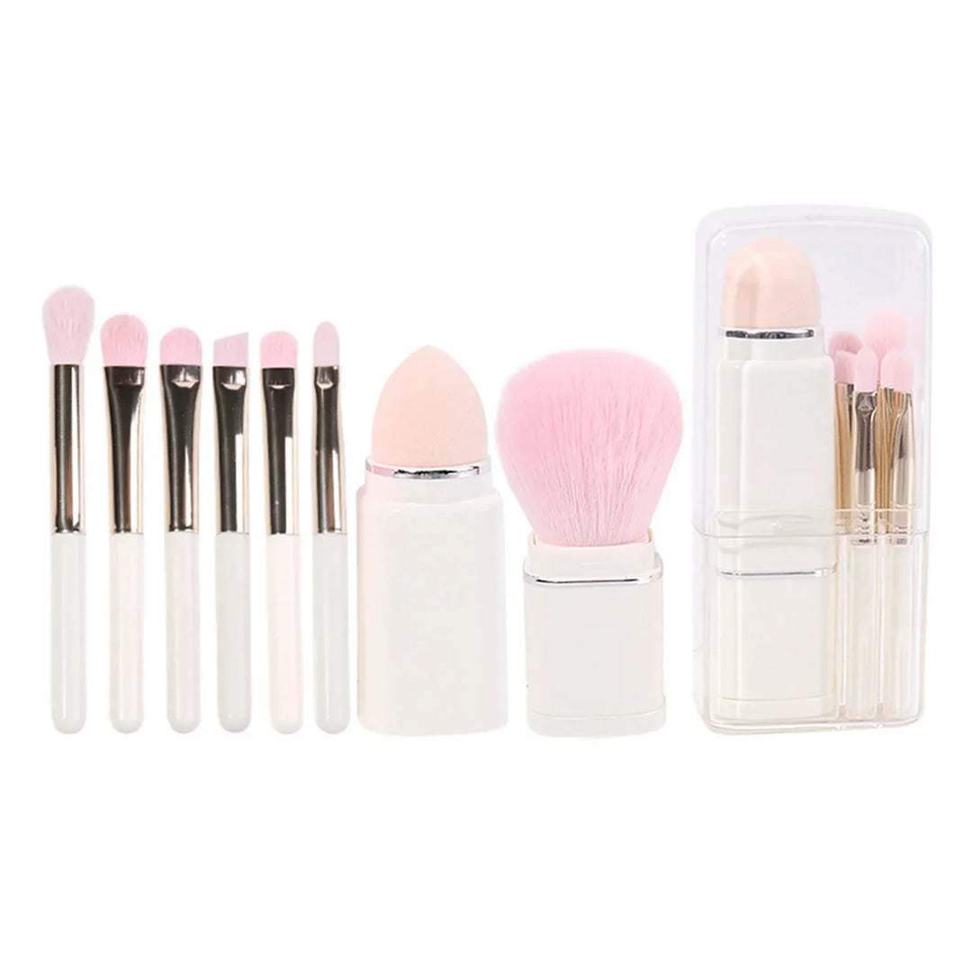 BowLift | 8Pcs Portable Makeup Brushes Set