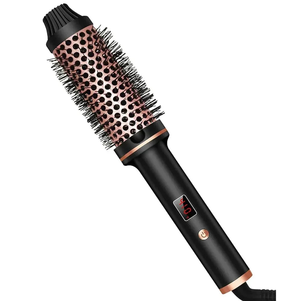 BowLift | Stylique 3-in-1 Ionic Hair Straightener &amp; Curler | Straightening, Waves, Volume | Anti-Scald Brush