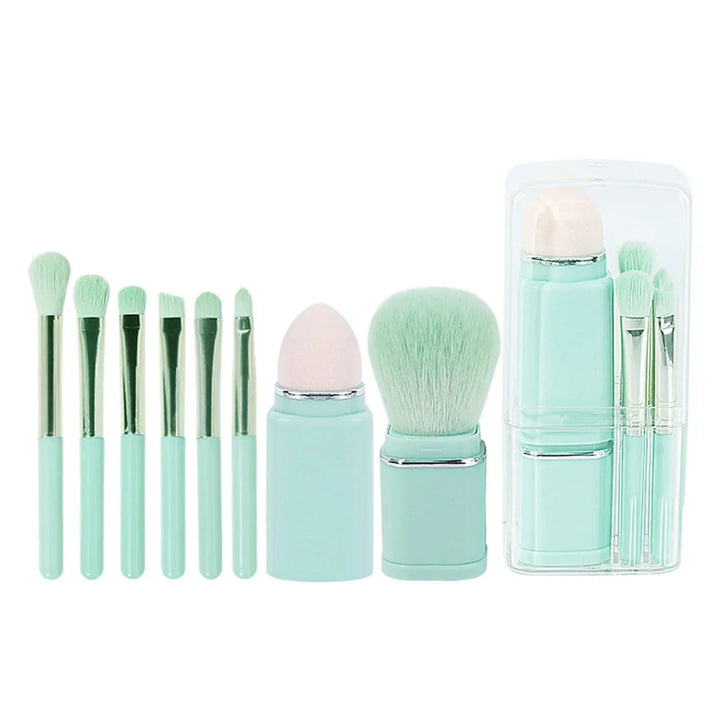 BowLift | 8Pcs Portable Makeup Brushes Set