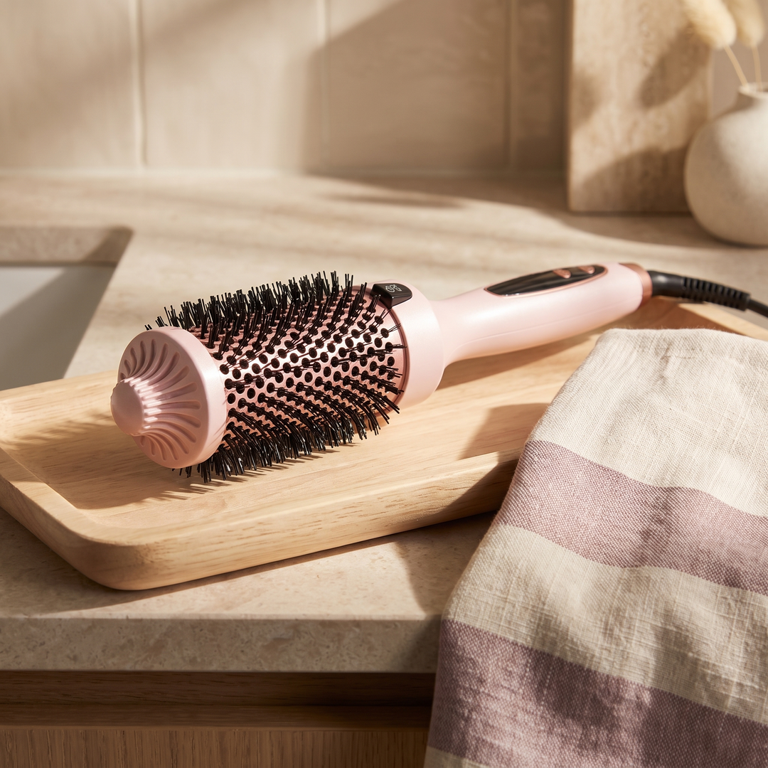 Aurelle XL | Ionic Thermal Blowout Brush, 1.75 Inch Wide Barrel Hot Air Styler for Long and Thick Hair