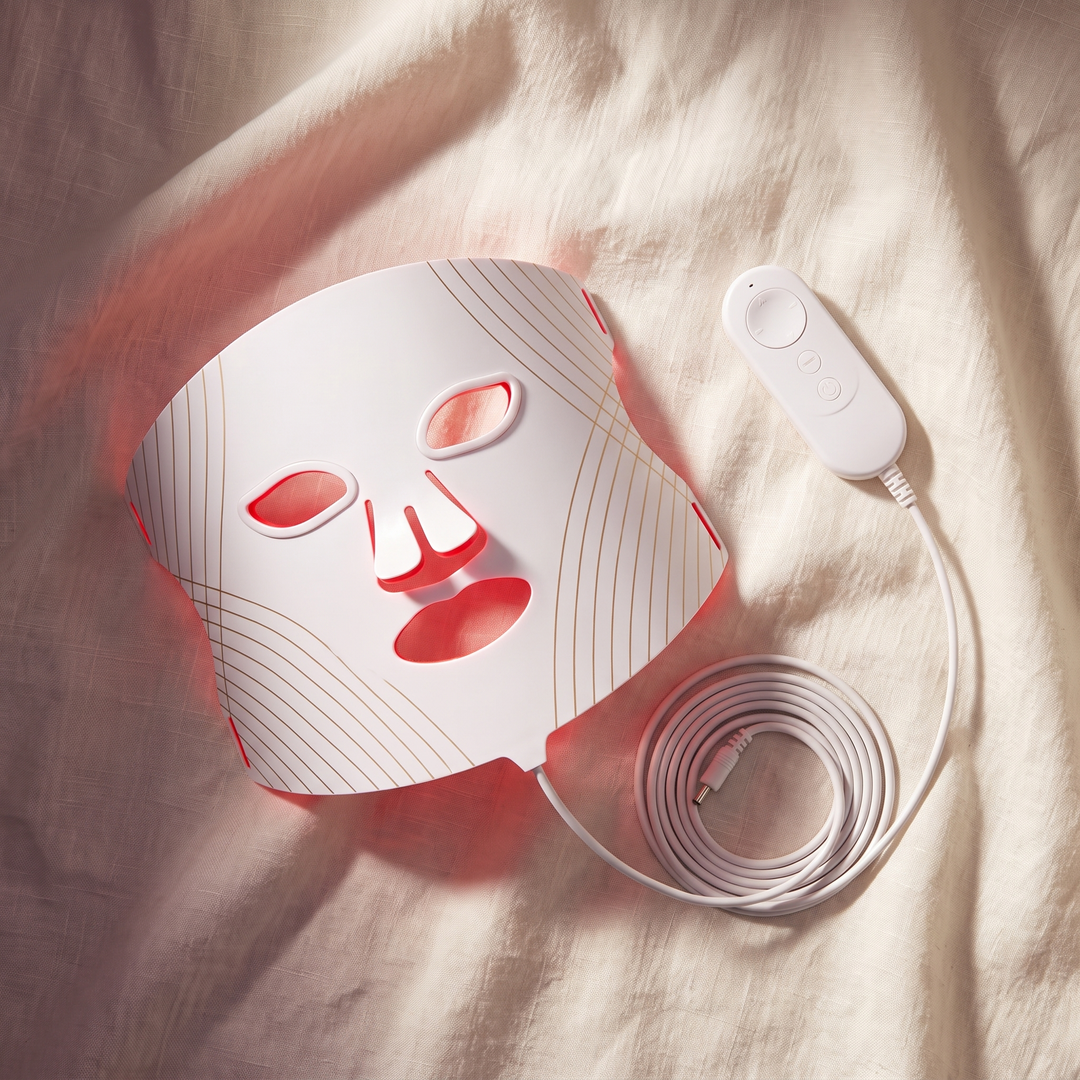 Lyra | LED Red Light Therapy Face Mask, Hands Free Rechargeable Facial Device for At Home Skincare Routines