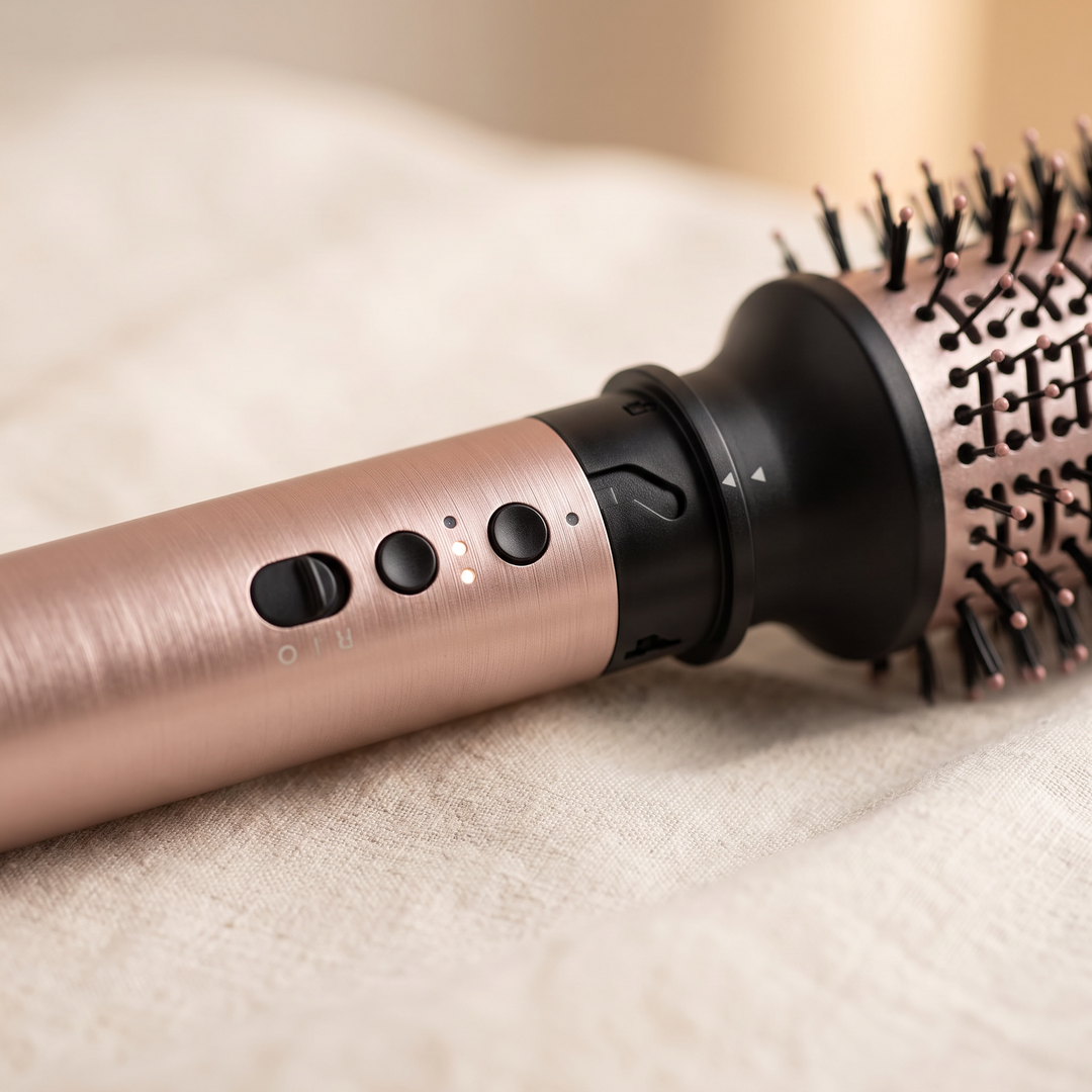 Juno 5 in 1 Air Styler Low Heat Ionic Hair Styling System with Storage Case for Colour Treated and Fine Hair