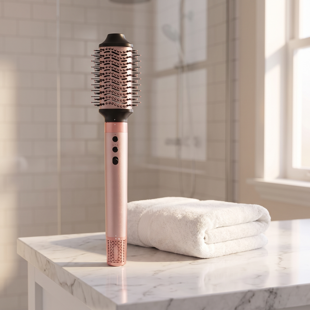 Juno 5 in 1 Air Styler Low Heat Ionic Hair Styling System with Storage Case for Colour Treated and Fine Hair