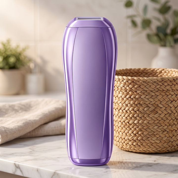 Lune At Home IPL Hair Removal Device with Ice Cooling Head Adjustable Intensity Levels for Legs Arms Underarms and Face