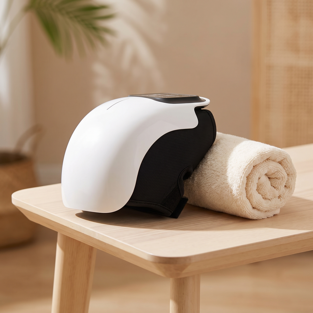 Orla Knee Heated Knee Wrap Massager with Vibration Cordless Rechargeable Adjustable Warming Wrap for Knees and Elbows