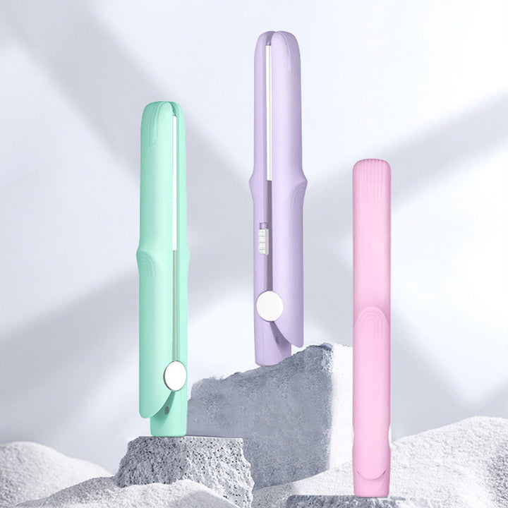 BowLift | 2-in-1 Mini Curling Wand &amp; Flat Iron Hair Straightener